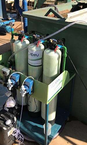 Estação de tratamento de efluentes com reuso Estação de tratamento de efluentes com reuso